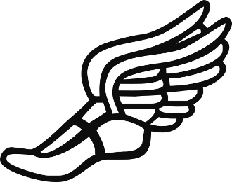 track and field winged shoe